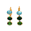 Mariana Small Triple Oval Earring The Green Room on Gold