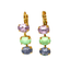 Mariana Small Triple Oval Earring Lavender Mist on Gold