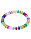 Multicolored Acrylic Bauble Bead Bracelet