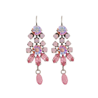 Mariana Earring Fancy Dangle Flamingo on Rhodium