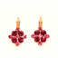 Mariana Diamond Shaped Cluster Earrings Saba on Gold