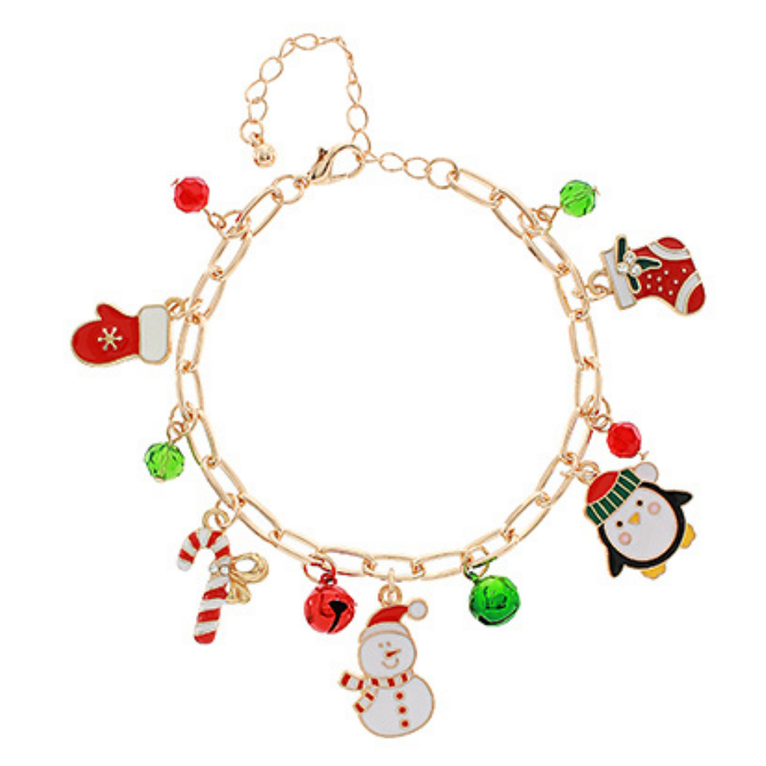 Christmas Bracelet With Penguin