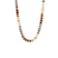 Small Acrylic Bauble Bead Necklace Browns