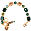 Mariana Emerald Cut and Round  Bracelet The Green Room on  Gold