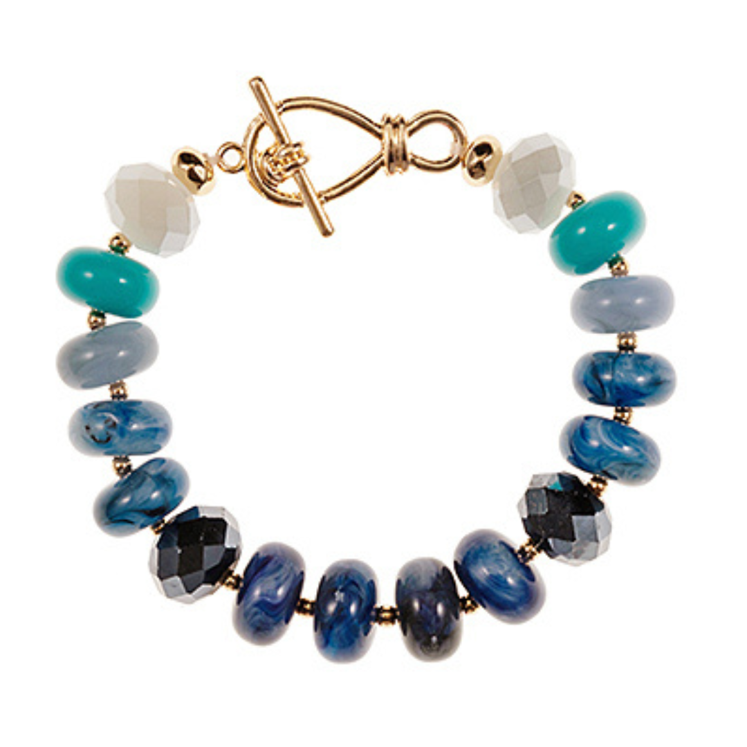 Blue Mixed Shaped Beads With Decorative Horseshoe Main image