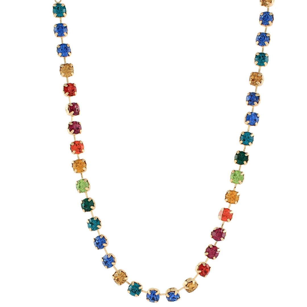 Multicolored Glass Necklace