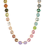 Pastel Multicolored 14MM Rivoli Glass Necklace