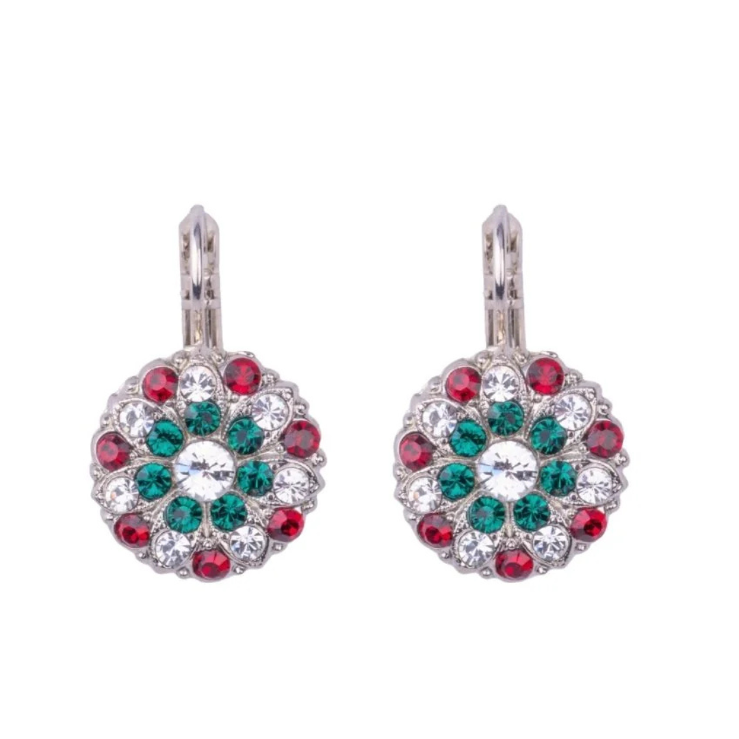 Mariana Guardian Angel Sized Earring Holiday on Rhodium