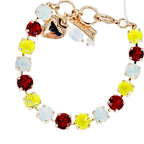 Mariana Football Plain Bracelet on Gold