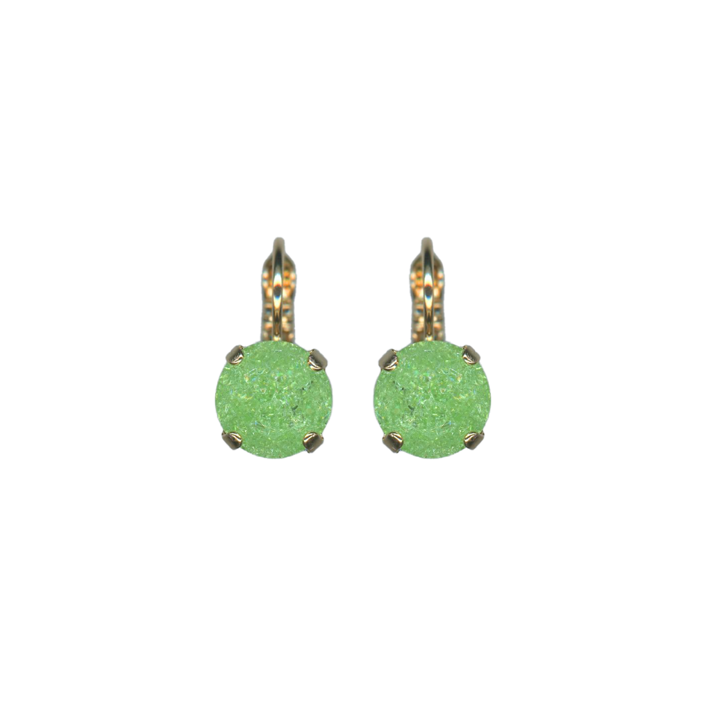 Mariana Medium Earrings Spring Greene on Gold