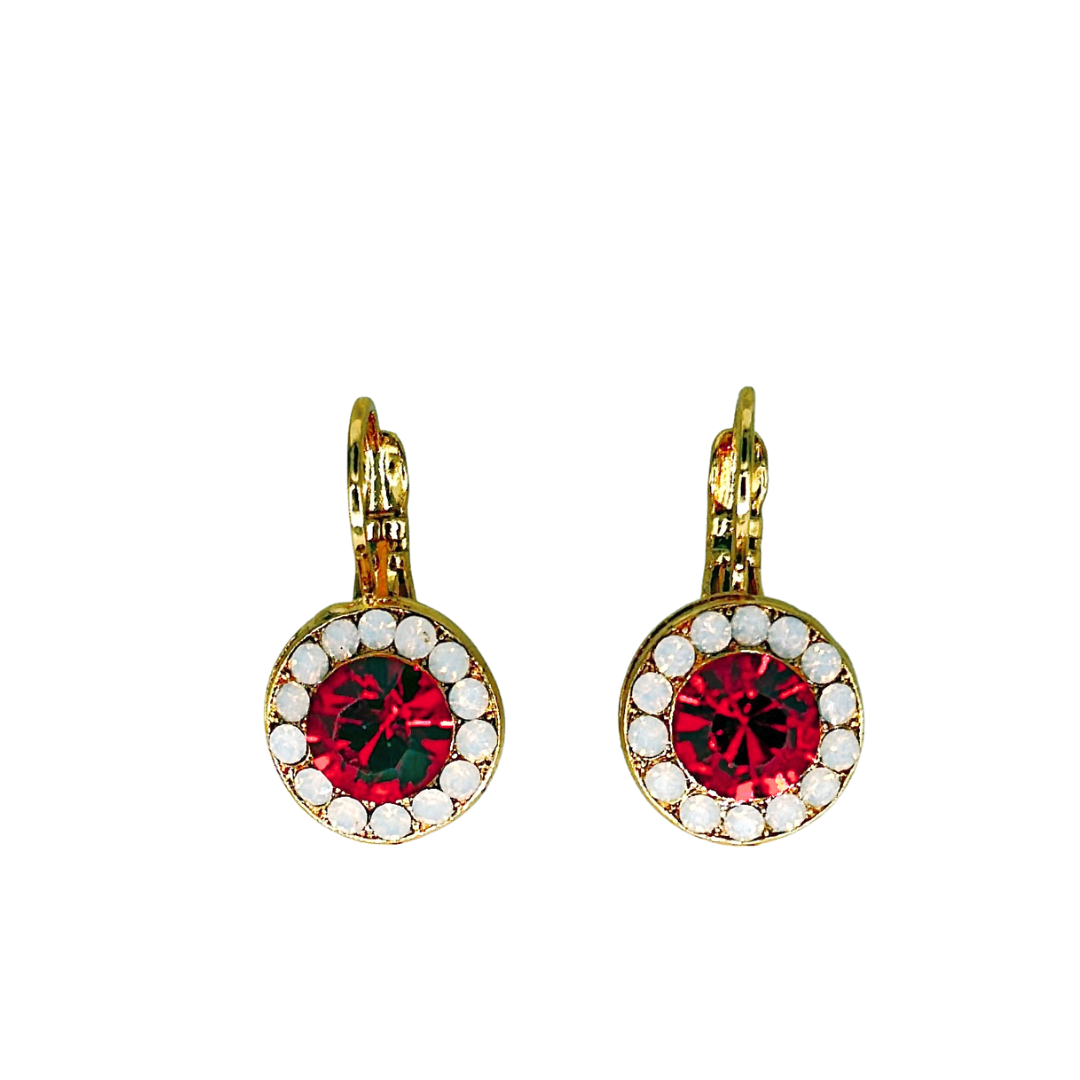 Mariana Halo Earrings  in True Romance on Gold Main image