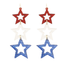 Acrylic Triple Star Earrings