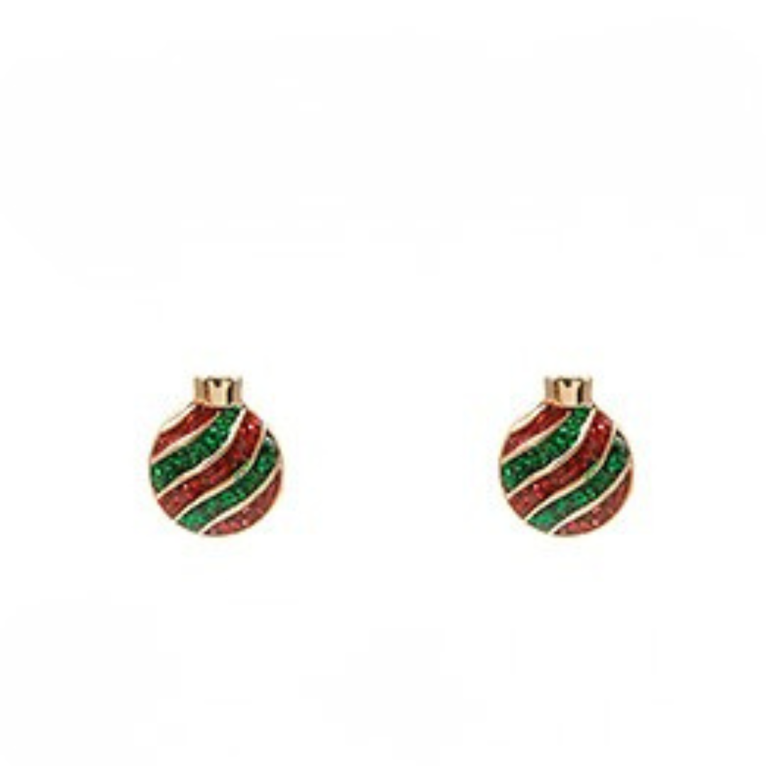 Tiny Swirling Ornament  Stud Earrings