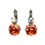 Mariana Round Over Square Earring Sunset Drive on Rhodium