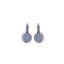Mariana Small Earrings Neutrals on Rhodium