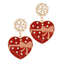 Box of Chocolates Heart Earrings