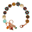 Mariana Quatrefoil Cluster Bracelet Serai on Rose Gold