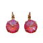 Mariana Earring Large Rivoli Sunkissed Sunset on Rose Gold