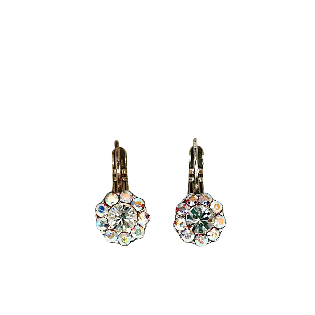 Mariana Flower Earring in Clear AB on Silver Main image
