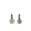 Mariana Flower Earring in Clear AB on Silver