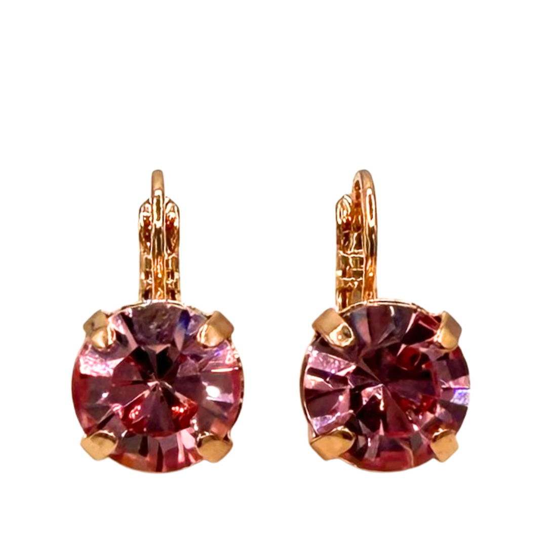 Mariana Earring Large Light Rose on Rose Gold