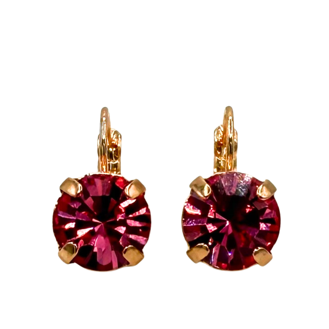 Mariana Earring Large Rose on Rose Gold