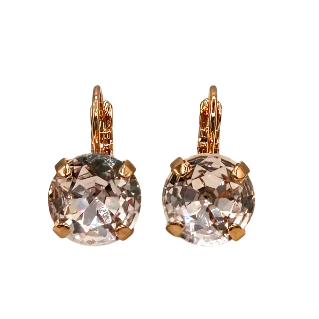 Mariana Earring Large Vintage Rose on Rose Gold