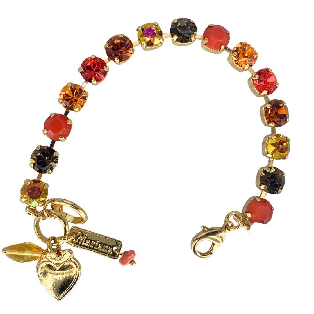 Mariana Bracelet Pumpkin Spice on Gold