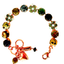 Mariana Quatrefoil Cluster Bracelet  Night Fall on Rose Gold