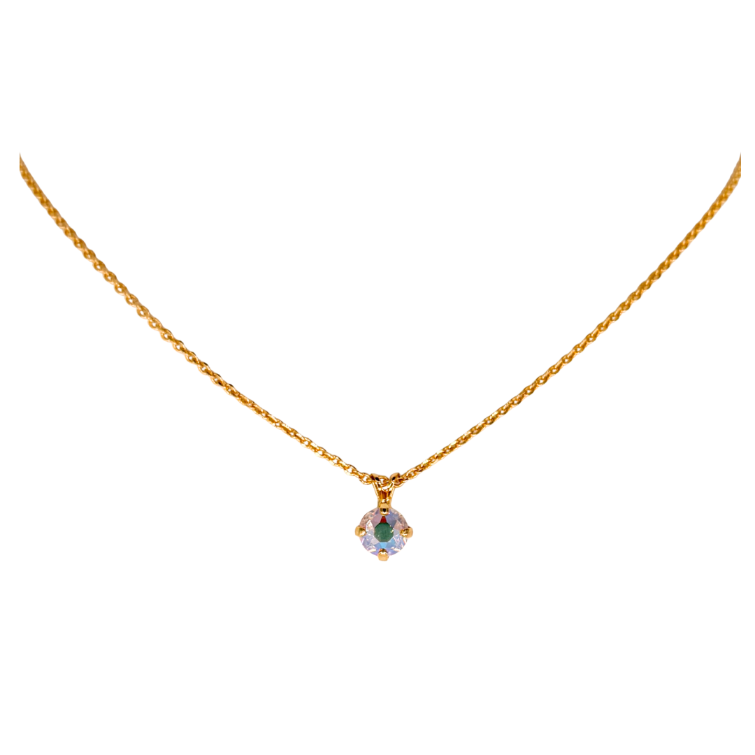 Mariana Simple Pendant Silk on Gold Main image