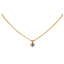 Mariana Simple Pendant Silk on Gold