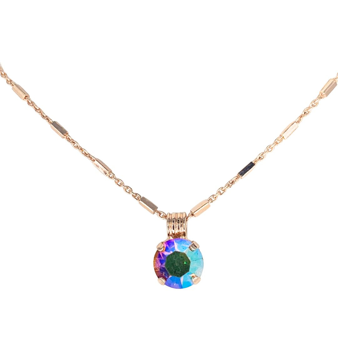 Mariana Simple Pendant AB Pumpkin Spice on Rose Gold Main image