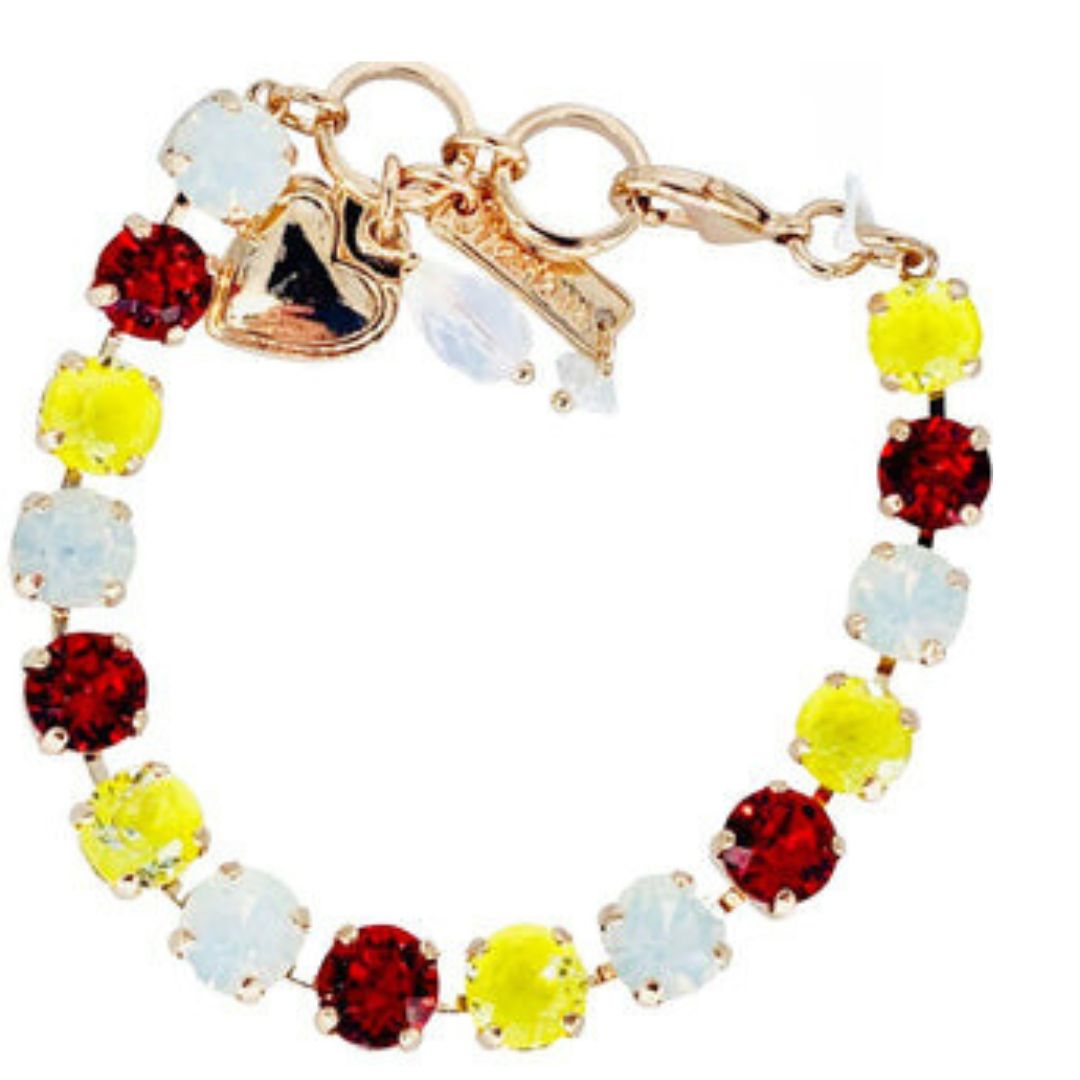 Mariana Football Plain Bracelet on Gold Main image