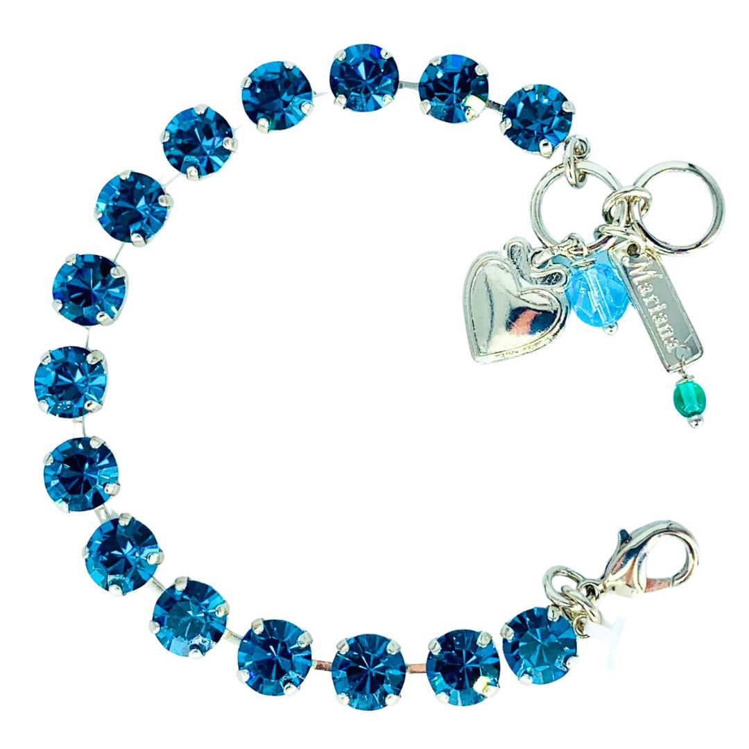Mariana Bracelet Plain Bright Teal on Rhodium Main image