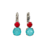 Mariana  Double Drop Earrings  Mineral Keep Current on Rhodium