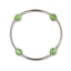 Birthstone Blessing Bracelet August on Sterling Silver