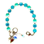 Mariana Bracelet Mixed Aqua Blue on Rhodium