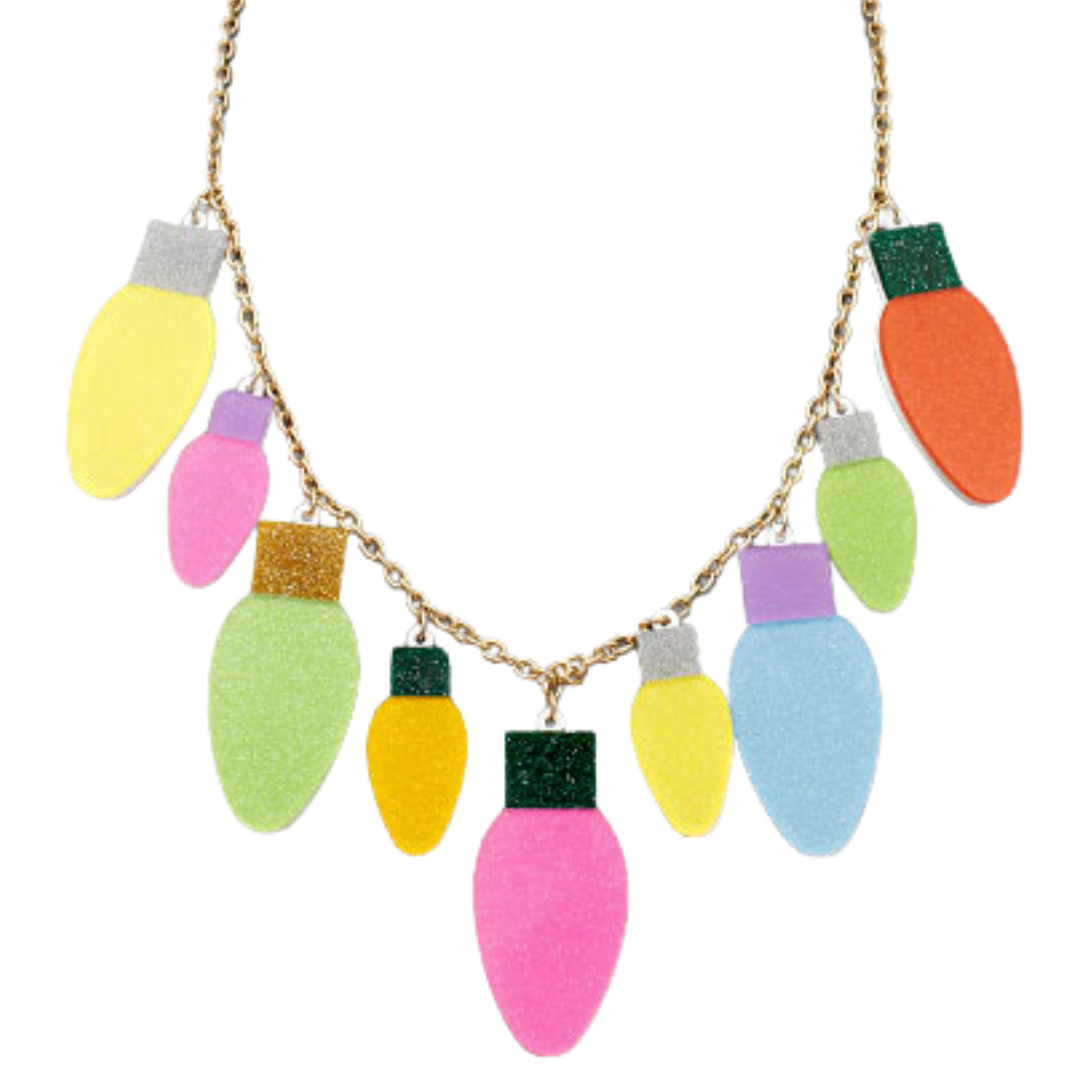 Plaza Lights Glitter Necklace