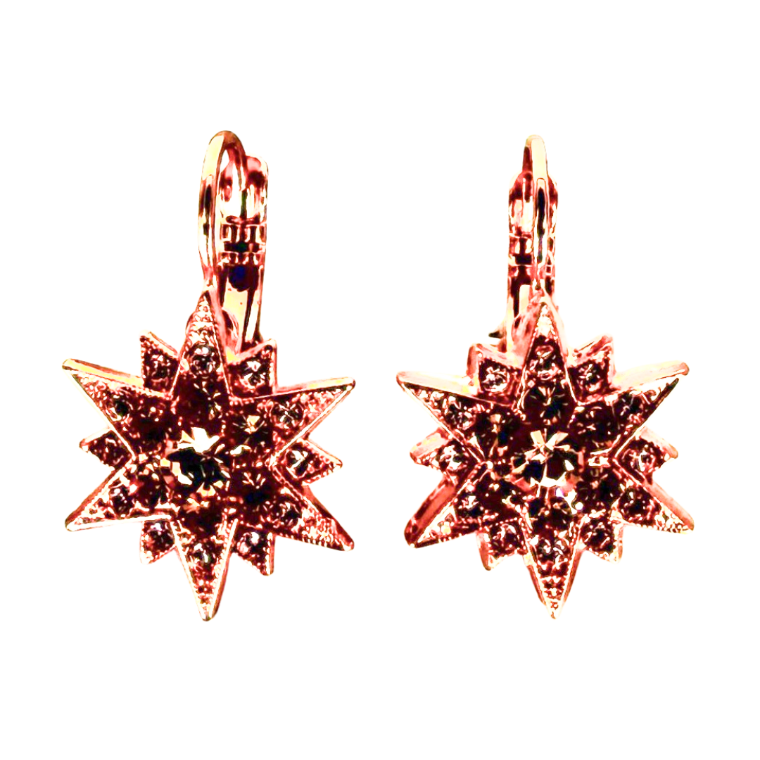 Mariana Star Earring Amaretto on Rose Gold Main image