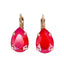 Mariana Earrings Teardrop Flame on Rose Gold