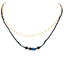 Avnei September Necklace Sapphire/Sodalite on Gold