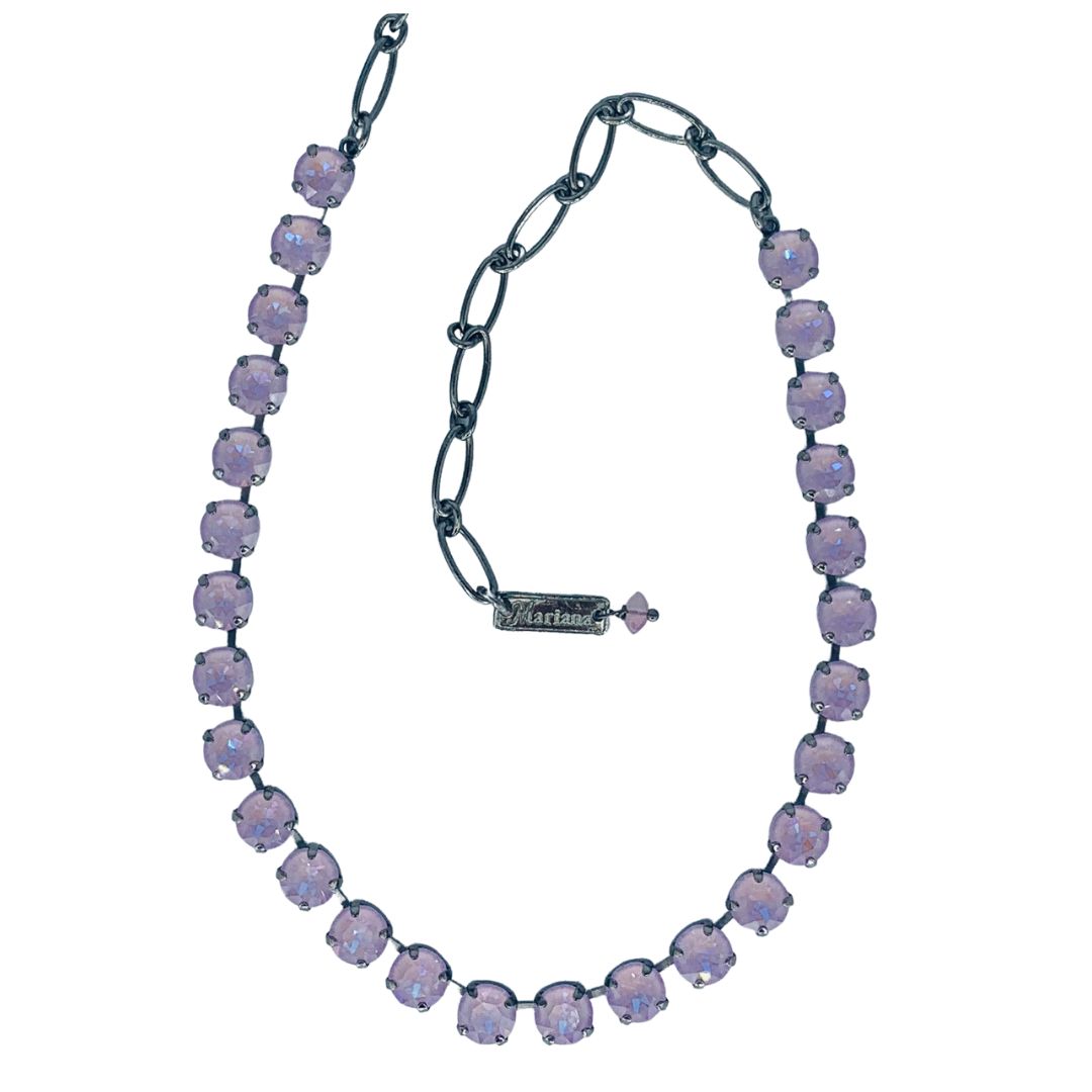 Mariana Plain Necklace Sunkissed Lavender on Graphite