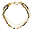 Avnei August Bracelet Peridot/Pearl on Gold