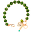 Mariana  Bracelet Plain Spring Green on Gold