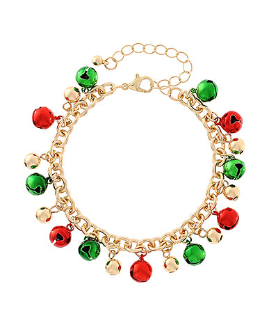 Christmas Bells Charm Bracelet