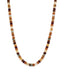 Amber Brown Acrylic Bauble Bead  Necklace