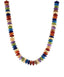 Dark Multi Acrylic Bauble Bead  Necklace