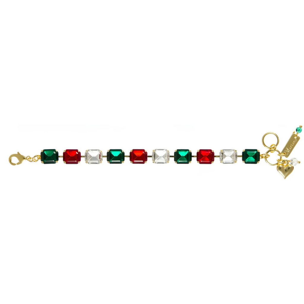 Mariana Emerald Cut  Bracelet Holiday on Gold