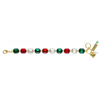 Mariana Emerald Cut  Bracelet Holiday on Gold