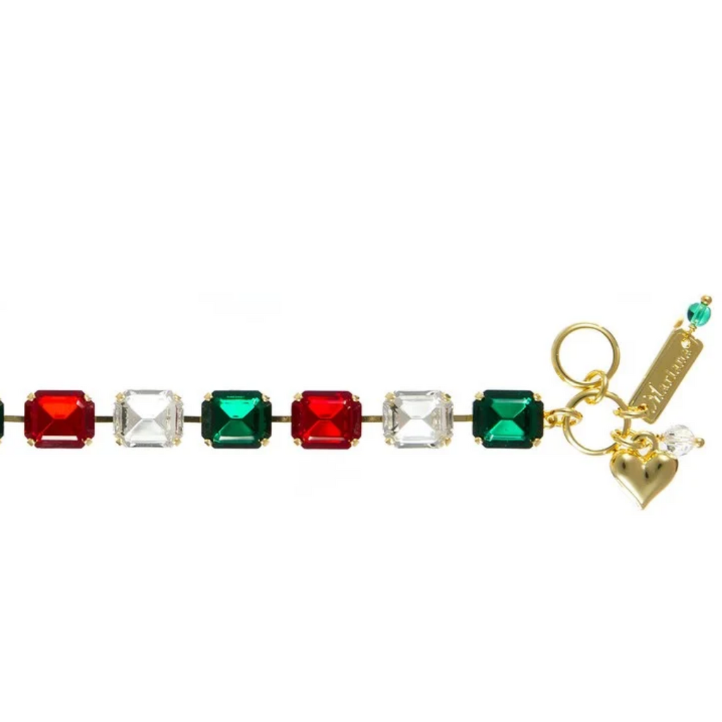 Mariana Emerald Cut  Bracelet Holiday on Gold